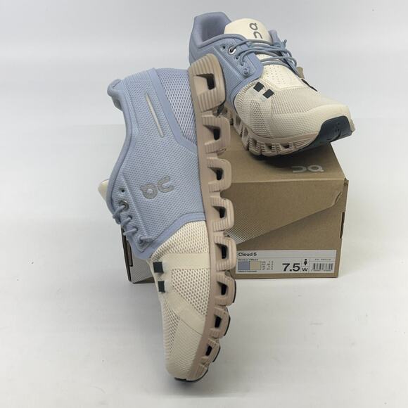 On Cloud 5 Nimbus Moon Women’s Sneakers  All-Day Comfort Size 7.5 New - Picture 6 of 7